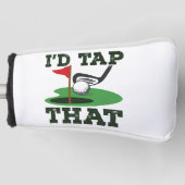 Ik zou die Golf snijden Golfheadcover (Voorkant)