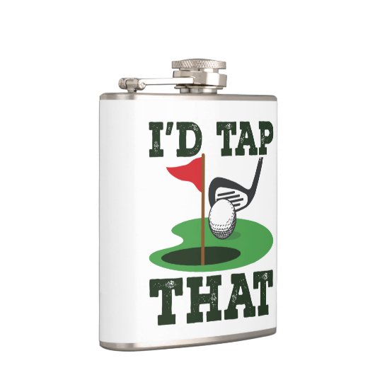 Ik zou die Golf snijden Heupfles (Rechts)