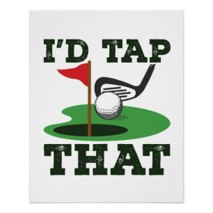 Ik zou die Golf snijden Perfect Poster