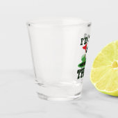 Ik zou die Golf snijden Shot Glas (Links)