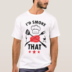 Ik zou die grappige BBQ Grilling Gift roken. T-shirt