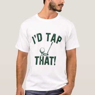 Ik zou die grappige golf sarcastische uitspraken g t-shirt