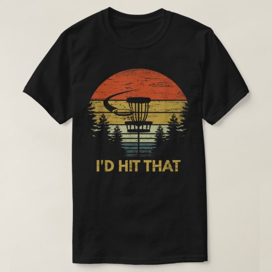Ik zou die grappige schijf Golf Frisbee Golfing Gi T-shirt (Design voorkant)