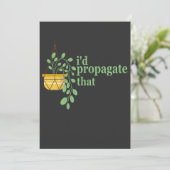 Ik zou die grappige tuinplantenliefhebbers verspre kaart (Staand voorkant)