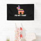 Ik zou die Pinata - Cinco de Mayo Party Spandoek (Insitu)