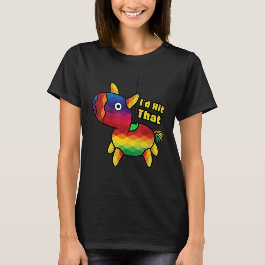 Ik zou die Pinata Cool Mexican Party huren T-shirt (Voorkant)