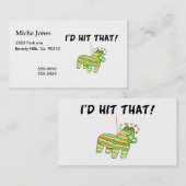 Ik zou die Pinata huren Visitekaartje (Voorkant / Achterkant)