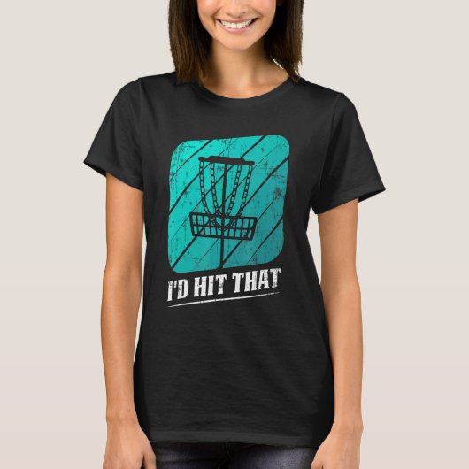 Ik zou die schijf Golf Tree Disc Golf per stuk han T-shirt (Voorkant)
