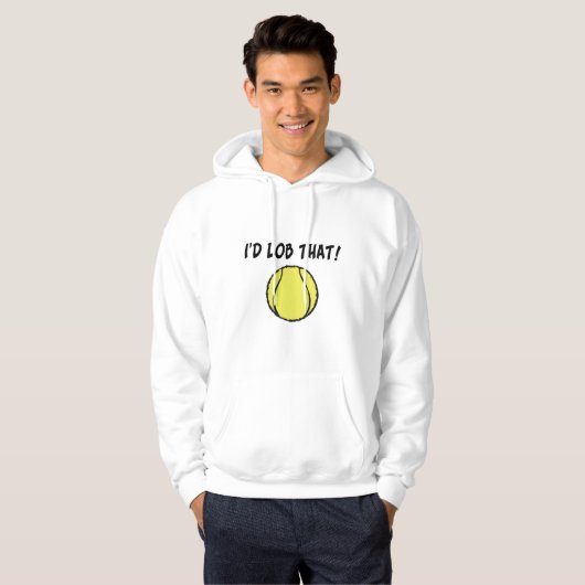Ik zou die Tennis Ball verliezen Hoodie (Voorkant volledig)