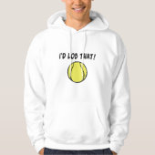 Ik zou die Tennis Ball verliezen Hoodie (Voorkant)