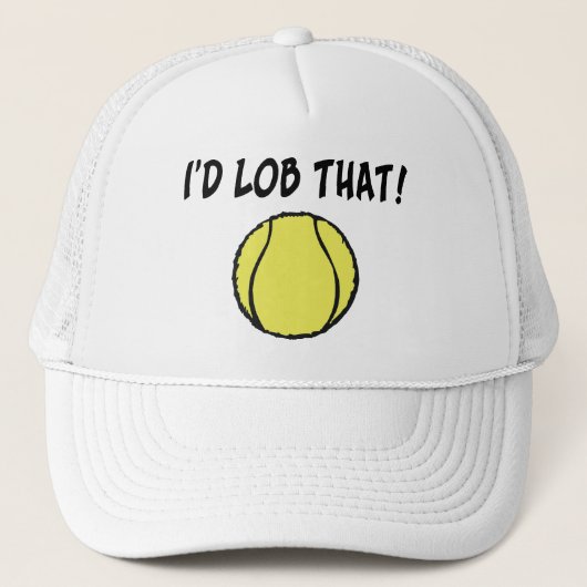 Ik zou die Tennis Ball verliezen Trucker Pet (Voorkant)