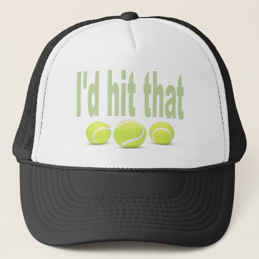 Ik zou die tennis raken trucker pet (Voorkant)