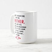 Ik zou door het vuur lopen voor je broer koffiemok (Voorkant links)