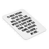 Ik zou door het vuur voor je lopen magneet (Rechterzijde)