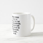 Ik zou door vuur voor je lopen koffiemok (Voorkant rechts)