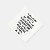 Ik zou door vuur voor je lopen servet (Hoek)