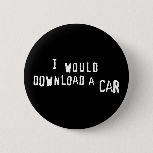 Ik zou een auto downloaden ronde button 5,7 cm (Voorkant)