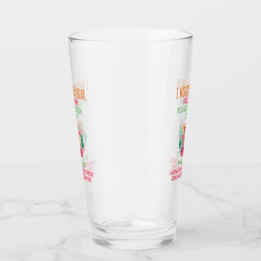 Ik zou een Beer voor je moeder vechten. Glas (Rechts)