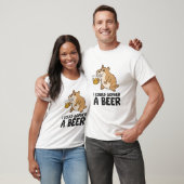 Ik zou een biergrappie kunnen krijgen Drink gopher T-shirt (Unisex)