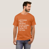 IK ZOU EEN DEMOCRAT WORDEN VOOR HALLOEEN T-SHIRT (Voorkant volledig)