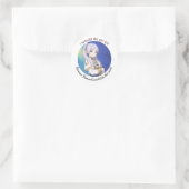 Ik zou een Elf doen Ronde Sticker (Tas)