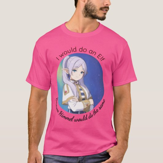 Ik zou een elf doen t-shirt (Voorkant)