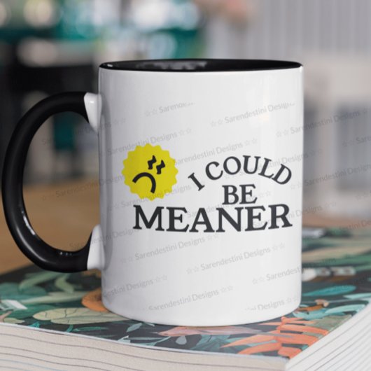 Ik zou een grappige mok kunnen zijn