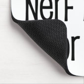 Ik zou een kogel voor je nemen muismat (Hoek)