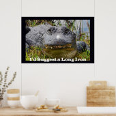 Ik zou een lang ijzer voorstellen poster (Keuken)