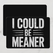 Ik zou een retro- kunnen zijn kaart (Voorkant / Achterkant)