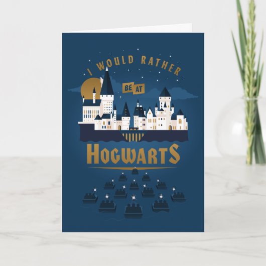 Ik zou eerder bij HOGWARTS™ Abstracte Boat Ride zi Kaart (Voorkant)