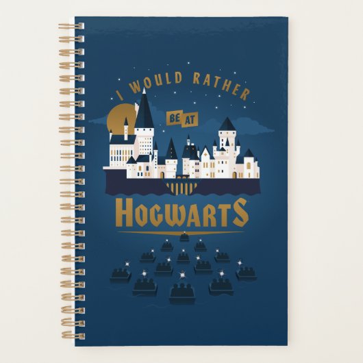 Ik zou eerder bij HOGWARTS™ Abstracte Boat Ride zi Planner (Voorkant)