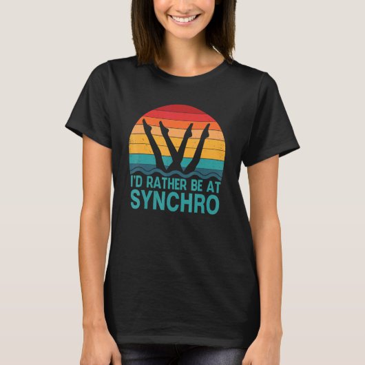 Ik zou eerder bij Synchro Retro gesynchroniseerde T-shirt (Voorkant)