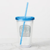 Ik zou eerder boven de Treeline staan Acryl Drinkbeker (Achterkant)