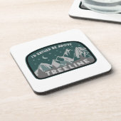 Ik zou eerder boven de Treeline staan Bier Onderzetter (Linkerzijde)