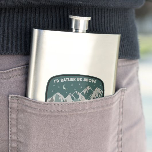 Ik zou eerder boven de Treeline staan Flacon (Voorbeeld)