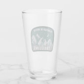 Ik zou eerder boven de Treeline staan Glas (Achterkant)