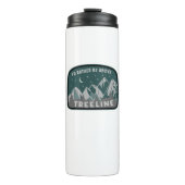 Ik zou eerder boven de Treeline staan Thermosbeker (Voorkant)