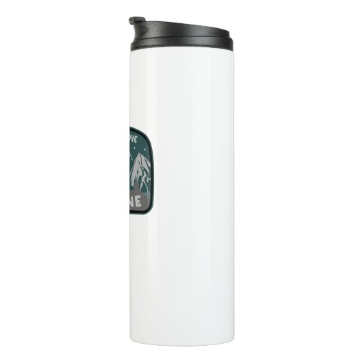 Ik zou eerder boven de Treeline staan Thermosbeker (Geroteerd rechts)