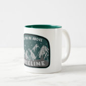 Ik zou eerder boven de Treeline staan Tweekleurige Koffiemok (Voorkant rechts)