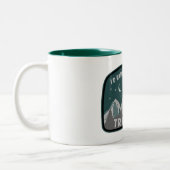 Ik zou eerder boven de Treeline staan Tweekleurige Koffiemok (Links)