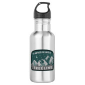 Ik zou eerder boven de Treeline staan Waterfles (Voorkant)