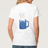 Ik zou eerder een latte zwarte tekst van het citaa t-shirt (Achterkant)