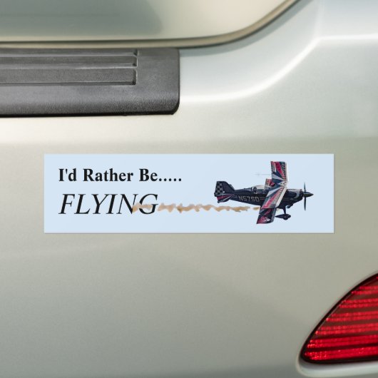 Ik zou eerder gaan vissen bumpersticker (Op auto)
