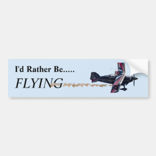 Ik zou eerder gaan vissen bumpersticker