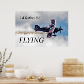 Ik zou eerder gaan vissen poster (Keuken)