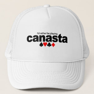 Ik zou eerder het pet van de Canasta spelen - kies