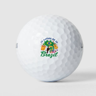 Ik zou eerder in Brazilië in een Braziliaans reish Golfballen