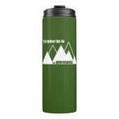 Ik zou eerder in de Adirondacks berg zijn Thermosbeker (Voorkant)