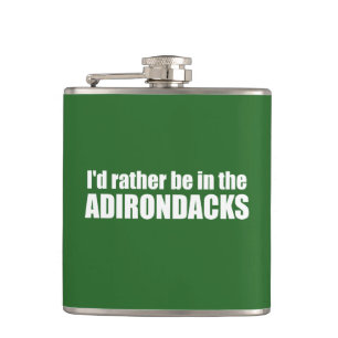 Ik zou eerder in de Adirondacks zijn Heupfles
